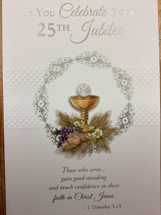 As you celebrate your 25th Jubilee