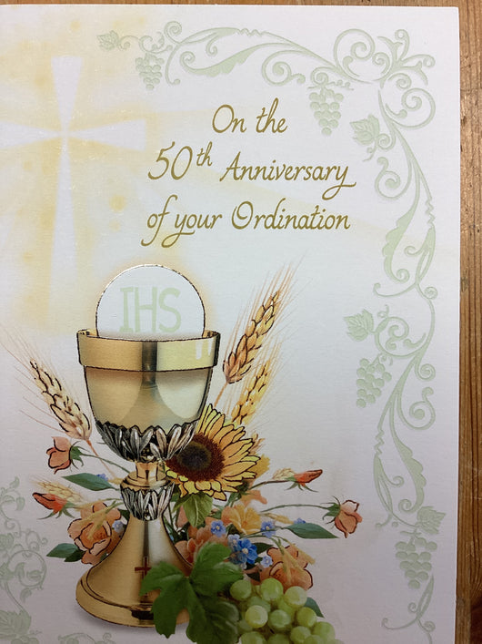 On the 50th Anniversary of your Ordination