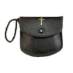 Medium Burse with Strap - Black