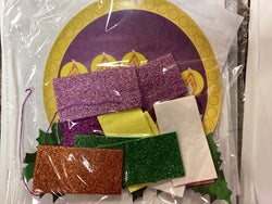 Glitter Advent Wreath Craft Kit