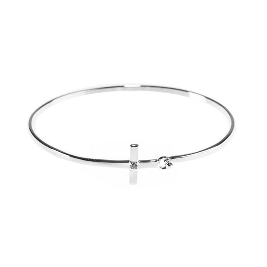 Sideways Cross Bangle - May