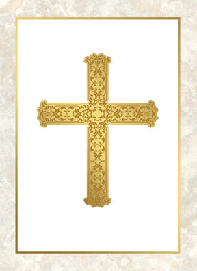 Gold Cross Note box of 50