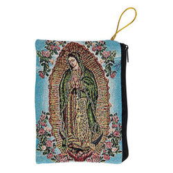 Our Lady of Guadalupe Tapestry Rosary Bag