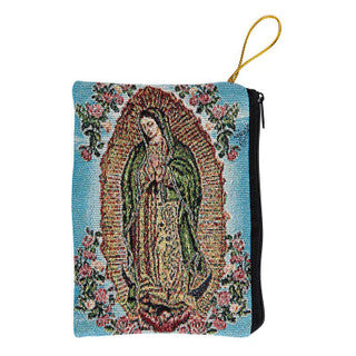 Our Lady of Guadalupe Tapestry Rosary Bag