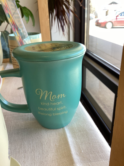 Mug & Coaster Set - Mom, Kind Heart, Beautiful Spirit, Lifelong Blessing