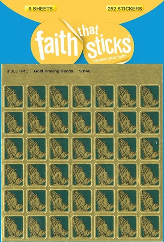 Faith that Sticks -Gold Praying Hands
