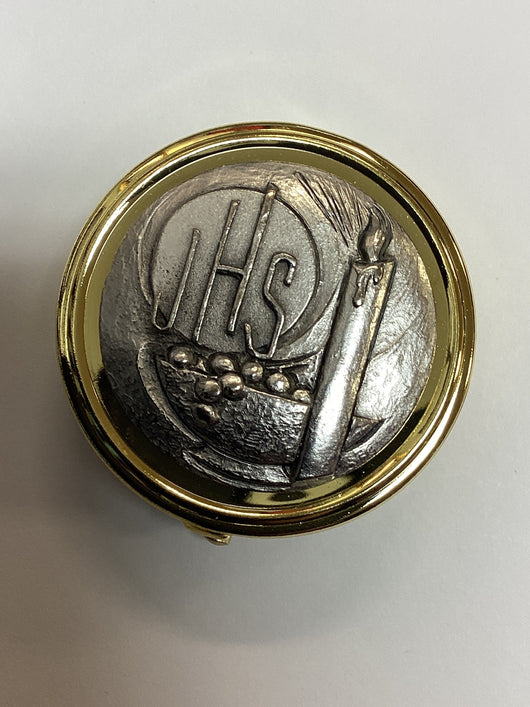Pyx Solid Brass and Pewter