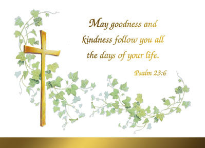 Psalm 23:6 Note Card Box of 25
