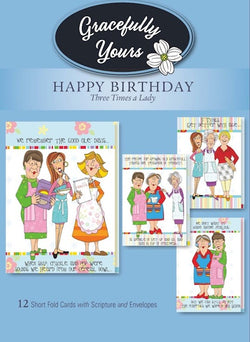 Happy Birthday Church Kitchen Ladies Boxed Cards (12) Unrestrained