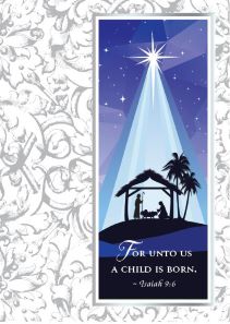 Isaiah 9:6 Christmas Card boxed