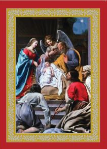 Adoration Christmas Card Single