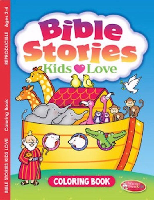 Bible Stories Kids Love - Coloring Book