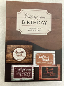 Faithfully Yours Boxed Birthday Cards