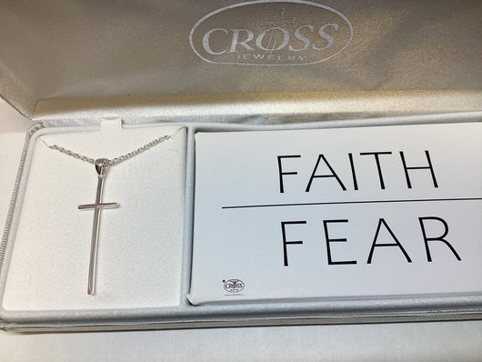 Necklace With Silver Plated Cross