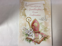 Greeting Card - Granddaughter Confirmation