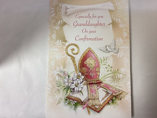 Greeting Card - Granddaughter Confirmation