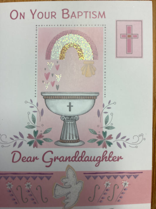 On your Baptism - Dear granddaughter
