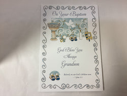 Greeting Card - Baptism Granson