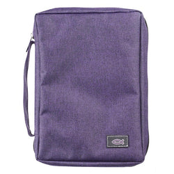 Bible Cover - Fish Purple, Small