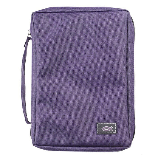 Bible Cover - Fish Purple, Small