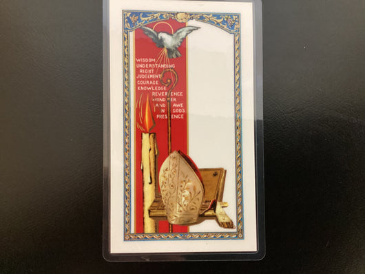 O Holy Spirit Prayer Card