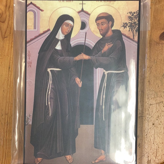 The Meeting of St Francis & Clare - Large Icon