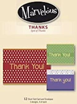 Spot of Thanks Greeting Cards Boxed (12)