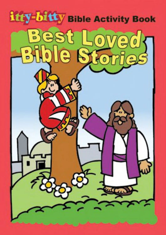 Itty-Bitty Best Loved Bible Stories Bible Activity Book
