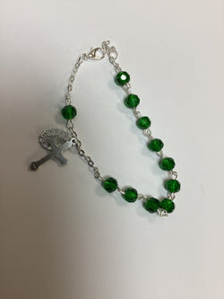 Birthstone Rosary Bracelet - May