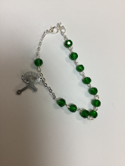 Birthstone Rosary Bracelet - May