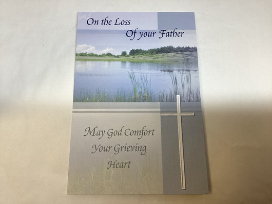 Greeting Card - Loss of your Father Sympathy