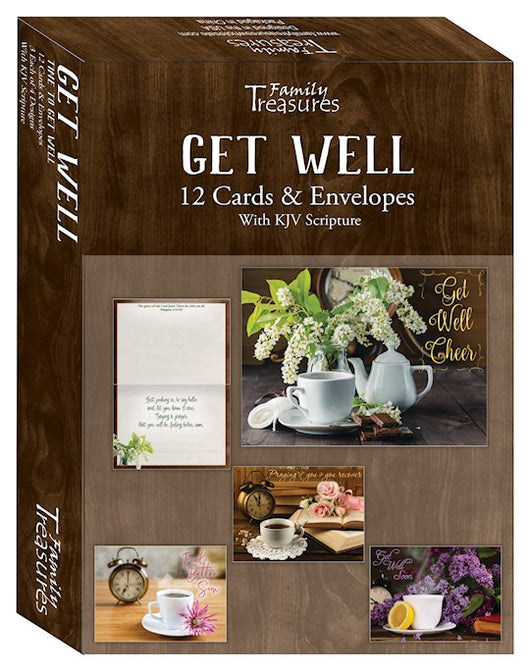 Time to Get Well Greeting Cards Box