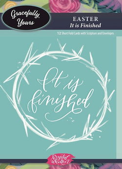Easter - Gracefully Yours It Is Finished - Boxed Cards (12)