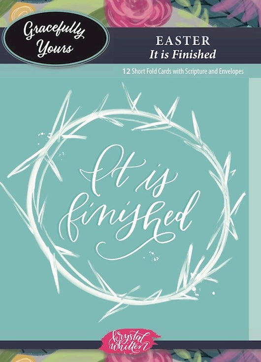 Easter - Gracefully Yours It Is Finished - Boxed Cards (12)