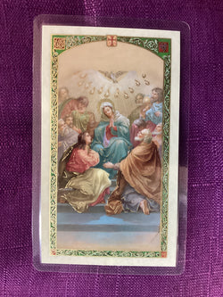 Pentecost Prayer card