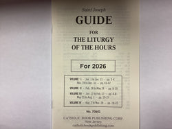 Saint Joseph Guide for the Liturgy of the Hours (4Volume), 2026 Large Print
