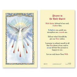 Holy Spirit Prayer Card