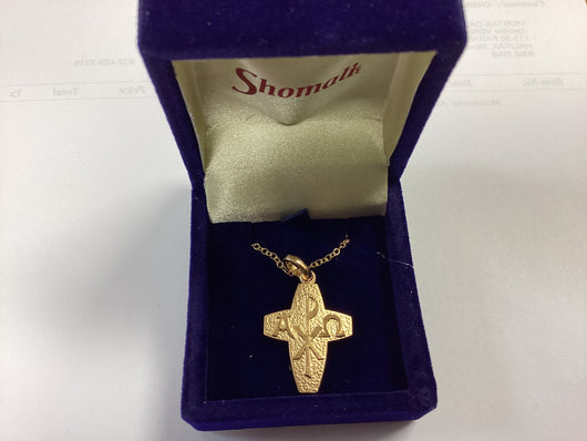 Gold Pax Brass Plated Gold Pendant