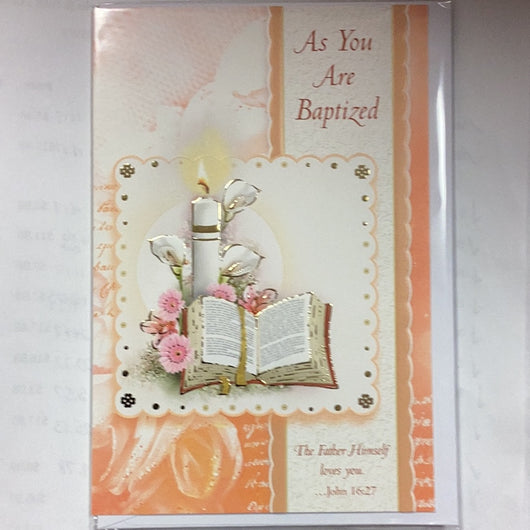 Greeting Card - Adult Baptism - As You Are Baptized