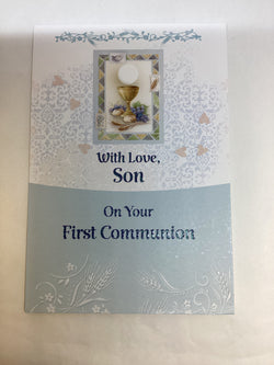 Greeting Card - First Communion Son