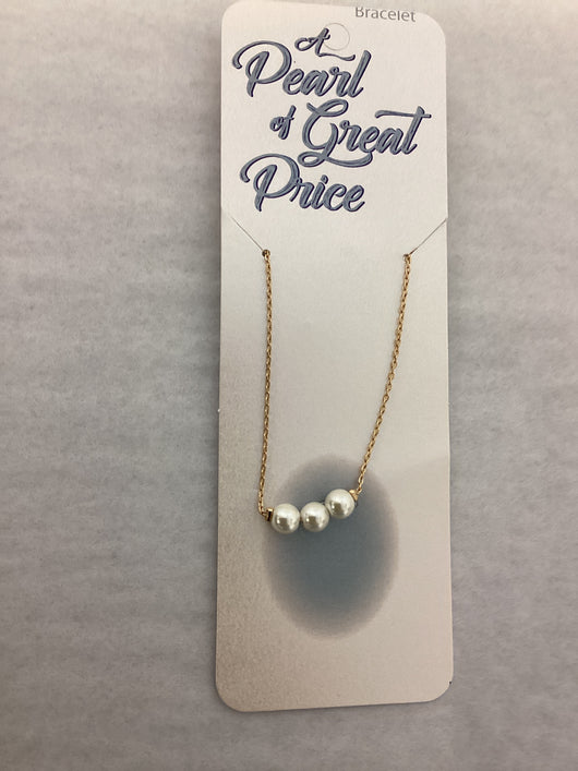 Gold Plated Pearl of Great Price Necklace