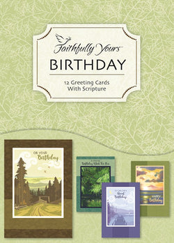 Birthday Greeting Cards Boxed for Him
