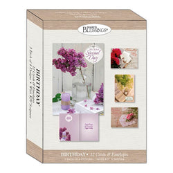 Floral Moments Birthday Greeting Cards Box