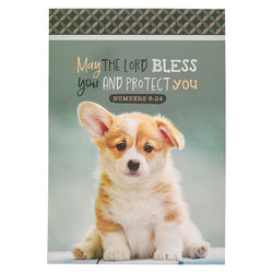 May the Lord Bless You and Protect You Puppy Notepad