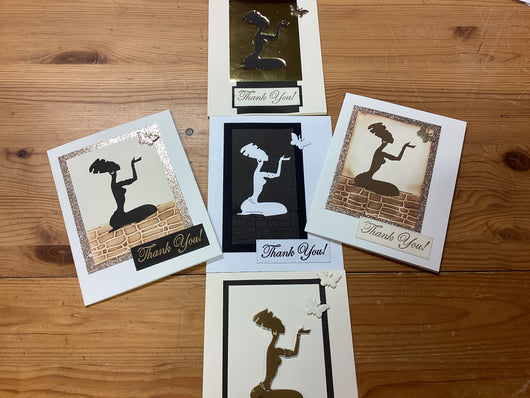 Handmade Thank You Greeting Cards (Sold Individually)