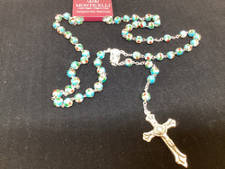 Blue Cloisonné Rosary