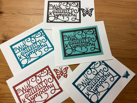 Handmade Sympathy Cards (Sold Individually)