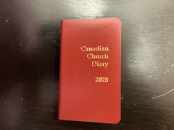 Canadian Church Desk Diary 2025 (red)