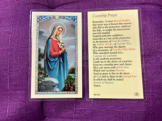 Courtship Prayer Card