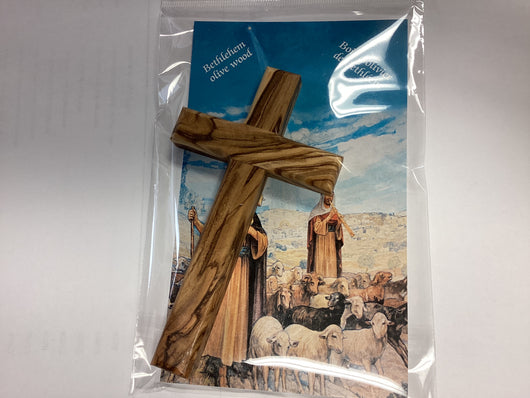 Olive Wood Cross 5 inches